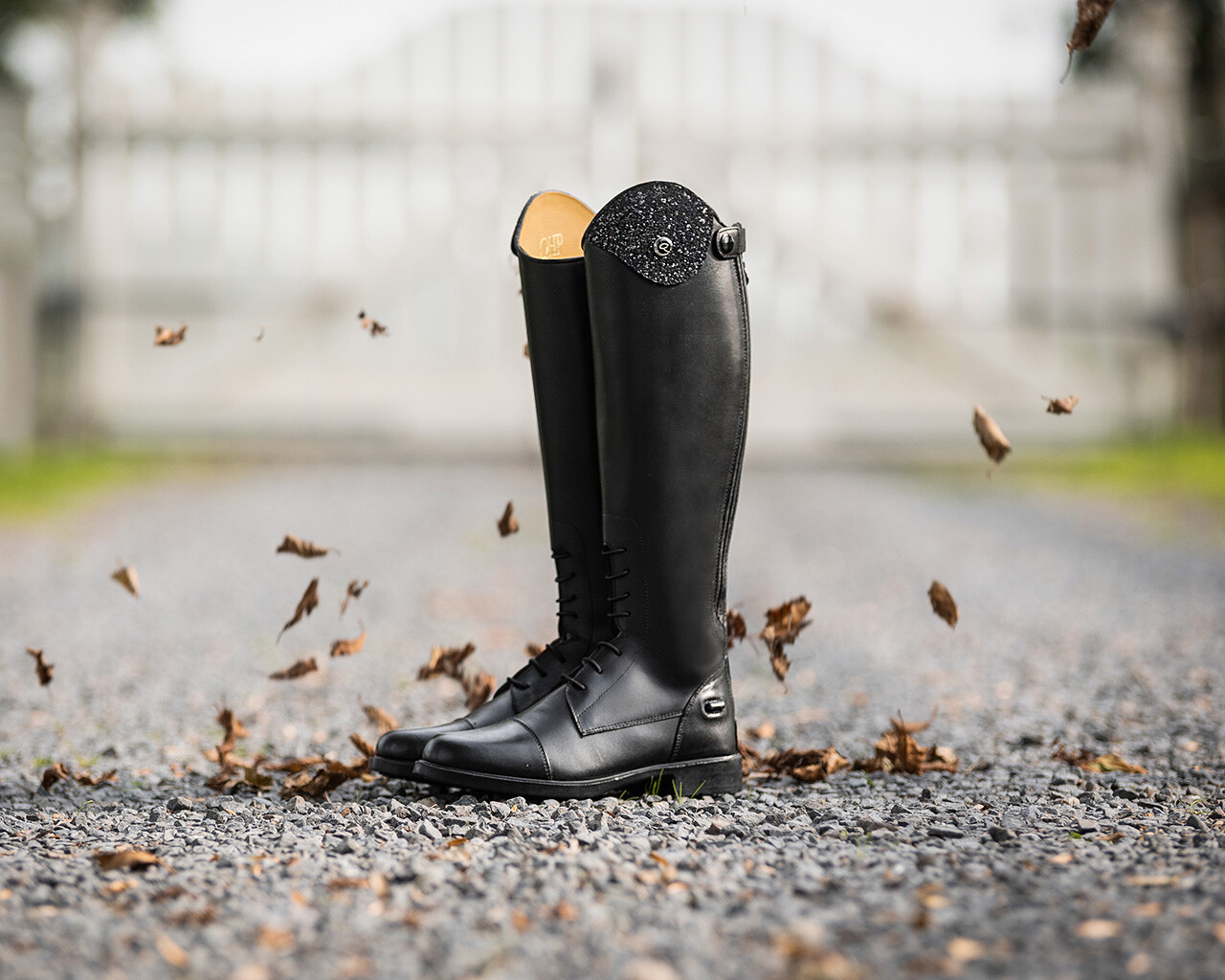 Bottes équitation Qhp Romy Bottes D'équitation QHP Romy Pour Enfants - Cuir Véritable - Design Interchangeable - Taille 37 Chaussure équitation Design Interchangeable